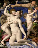 p. 133: Allegorie der Liebe by Angelo Bronzino (c. 1543).