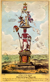 George Cruikshank: A View of the Grand Triumphal Pillar, 1815