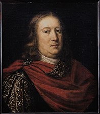 Porträtt av Per Brahe den yngre utfört av David Klöcker Ehrenstrahl. Hallwylska museet, Stockholm.