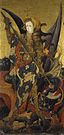 San Michele vince il diavolo (Gonzalo Pérez, XV secolo)