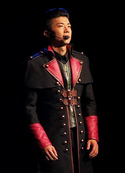 Jang Woo-young during 2PM Go Crazy World Tour 2014, Rosemont Theatre, Chicago (Rosemont) Illinois, U.S.A