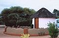 Окрашенный рондавель в Ботсване