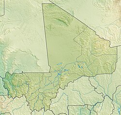 Bamako trên bản đồ Mali