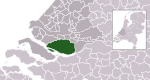 Location of Hoeksche Waard