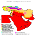 Peta iklim Köppen Timur Tengah