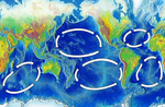 П'ять головних океанських циклів течій