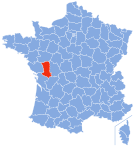 Localisation des Deux-Sèvres