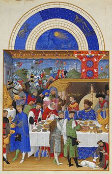 Les Très Riches Heures du duc de Berry neva, gan Limburg baroye berikye, moni 1410-1416