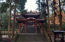 Puzhao Temple in Dujiangyan