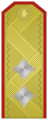 Знаки розрізнення генерал-майора Сухопутних військ Болгарії