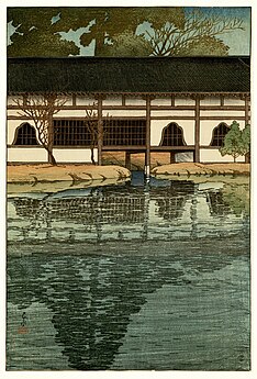 Part of the Byōdō-in Temple at Uji, 1921
