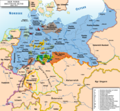 Mapa da Confederação da Alemanha do Norte