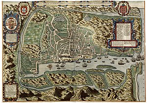 Карта Гоа, бл. 1590 р.