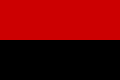 Bandeira do Exército Insurgente Ucraniano e da Organização dos Nacionalistas Ucranianos (de Bandera)