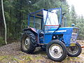 Blue tractors