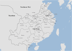 Administrative divisions of Liu Song
