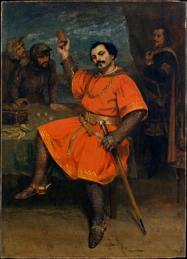 Louis Guéymard in Meyerbeer's Robert le diable, as painted by Gustave Courbet