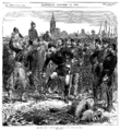 30. A porosz–francia háború: Strassburg eleste - a francia foglyok távozása. Metszet a The Illustrated London News 1870. október 15-i számából. (javítás)/(csere)
