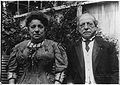 Image 54Samuel Gompers, President of the American Federation of Labor, and his wife, circa 1908.