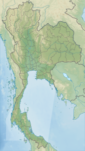 Map showing the location of Kaeng Krachan National Park อุทยานแห่งชาติแก่งกระจาน