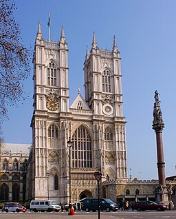 Westminster Abbey, västfasaden.