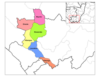 Louvakou District in the region