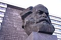 Karl-Marx-memorial from Lew Jefimowitsch Kerbel in Chemnitz, Germany; called "Nischel"