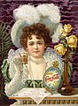 Publicidad del refresco Coca-Cola del año 1890. Por la Coca-Cola Company.