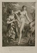 Iris en el baño (1731), de Laurent Cars