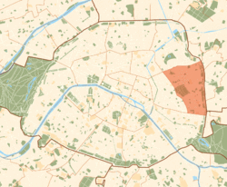 20. pařížský obvod (Ménilmontant) na mapě
