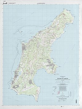Kaart van Saipan