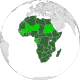 Map of African Union