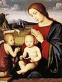 Madonna col Bambino e san Giovannino di Francesco Francia (Museo del Louvre, Parigi)