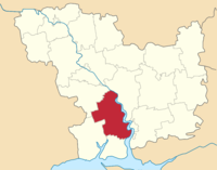 Мікалаеўскі раён на мапе