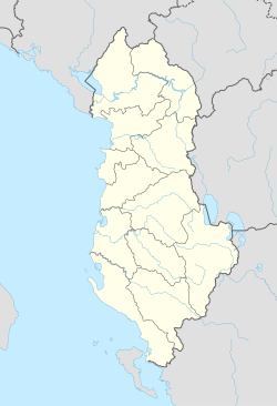 Tirana ubicada en Albania