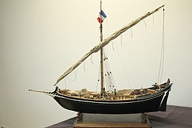 Maquette d'allège du Rhône