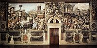 Франческо Сальвіаті. Фреска в палаццо Веккіо, Флоренція
