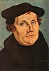 Лукас Кранах Старший. Деталь портрету Мартіна Лютера (1529)