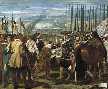 1625 Justino de Nassau rindió la ciudad de Breda