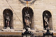 Скульптури святого Петра, Матері Божої та святого Андрія