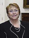 Michelle Bachelet Jeria (2006-2010, 2014-2018) 72 años