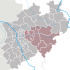 Lage der Stadt Herne in Nordrhein-Westfalen