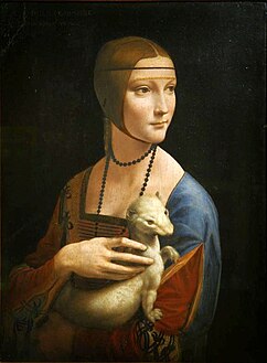 Cecilia Gallerani, Itron an Erminig Leonardo da Vinci c. 1483-90