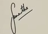 signature de Samantha Akkineni