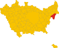 Locatie van Truccazzano in Milaan (MI)