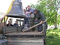 Колокола для храма Александра Невского прибыли в Юрьев монастырь