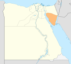Розташування Південний Синай جنوب سيناء‎