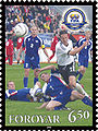 Faroe Stamp 100 years FIFA