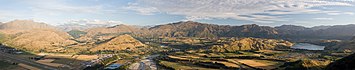 View from The Remarkables near Queenstown/New Zealand