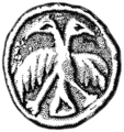 Симбол на кованици тверског кнеза (из 1470)